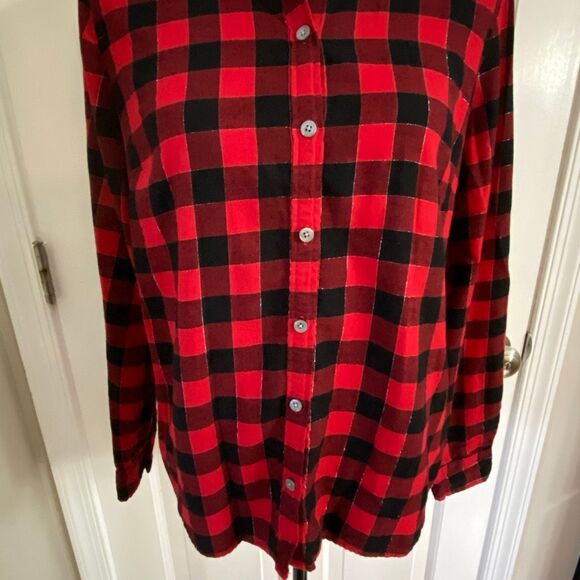 J.Crew buffalo plaid button up shirt size M - Picture 3 of 9